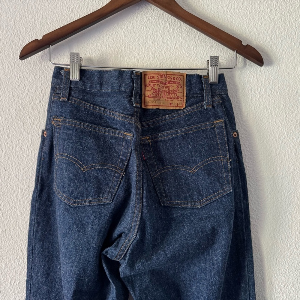 Levi's Vintage Original 501 Button Fly 80’s Rare Blue Jeans High Rise - Picture 4 of 16